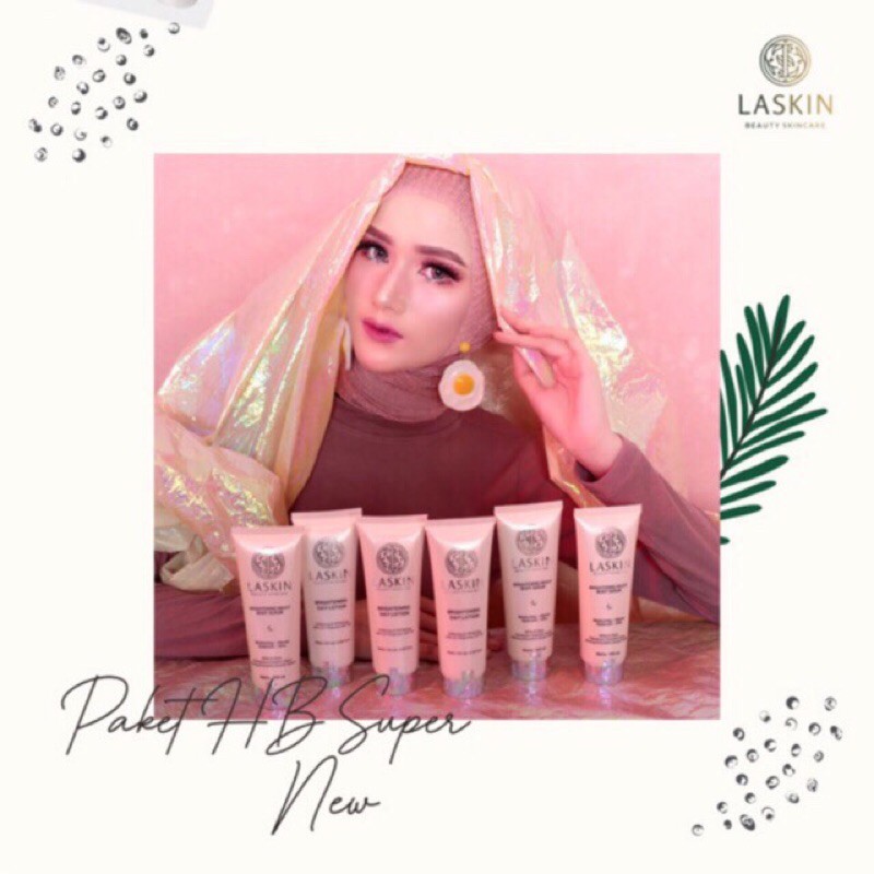 [COD] PAKET LASKIN EXTRA WHITENING BPOM