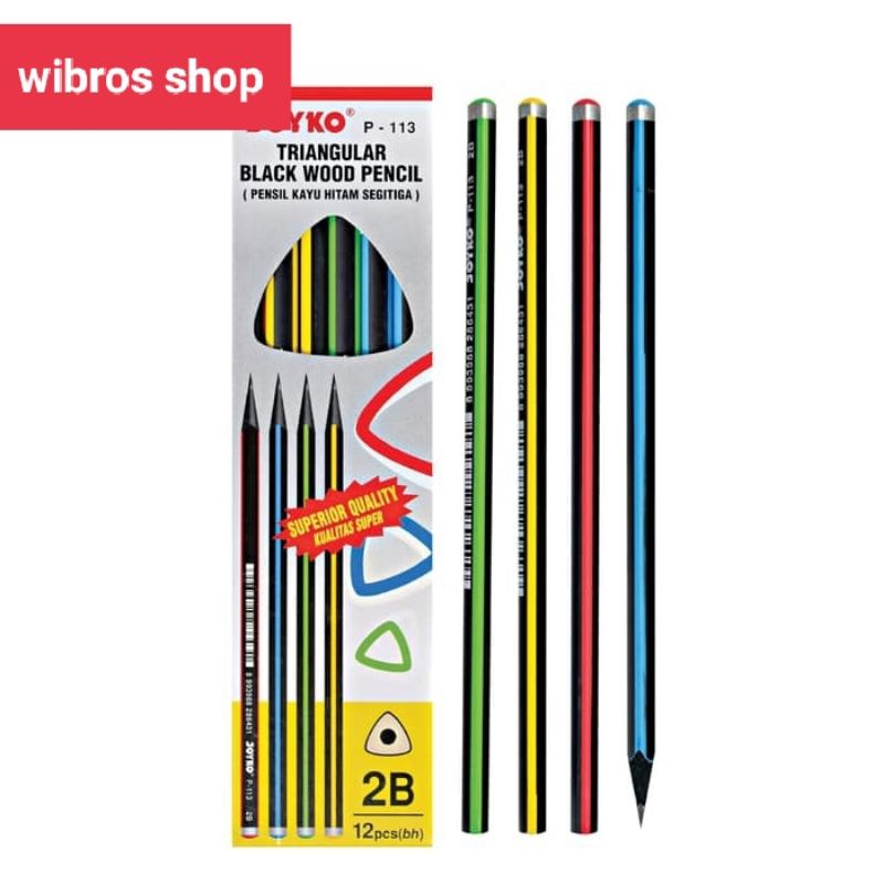 

Pencil / Pensil Joyko P-113 / 2B / 1 BOX 12 PCS s3240