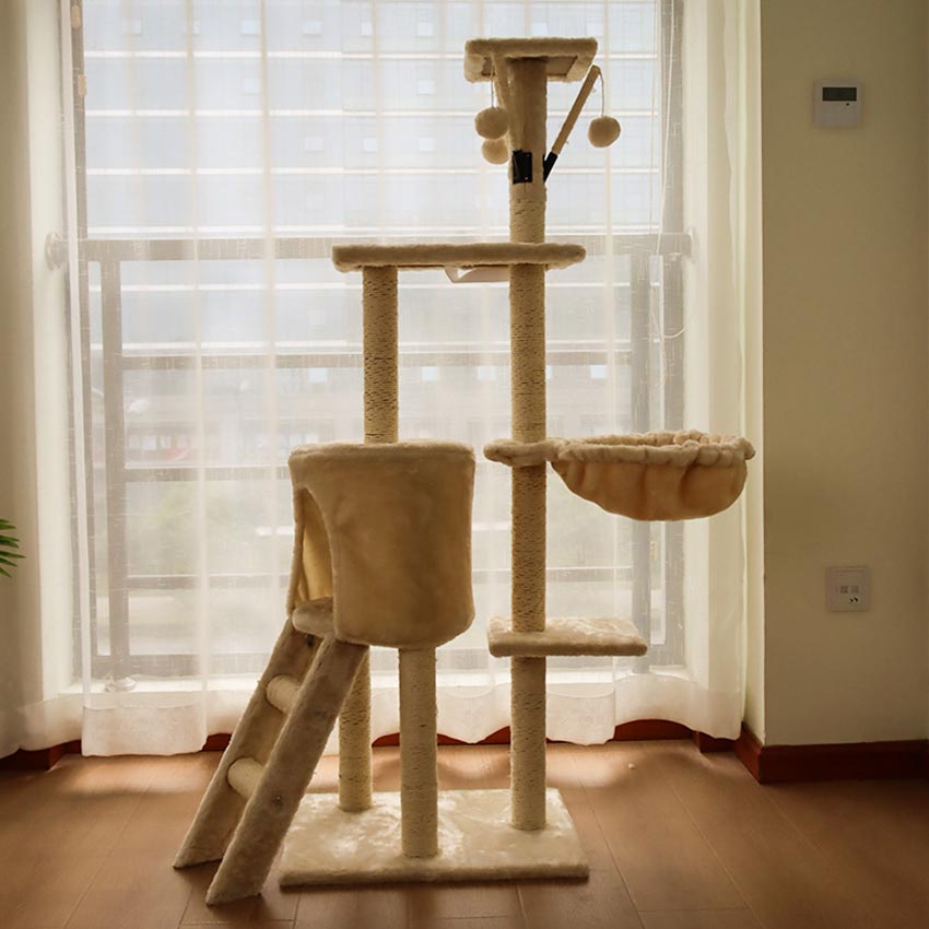 Cat Condo / Cat Tree / Mainan Garukan Kucing /Pohon Bermain Kucing / Kandang Rumah Kucing / Kondo Kucing /Cat Play  /Cat Tower /tempat main kucing