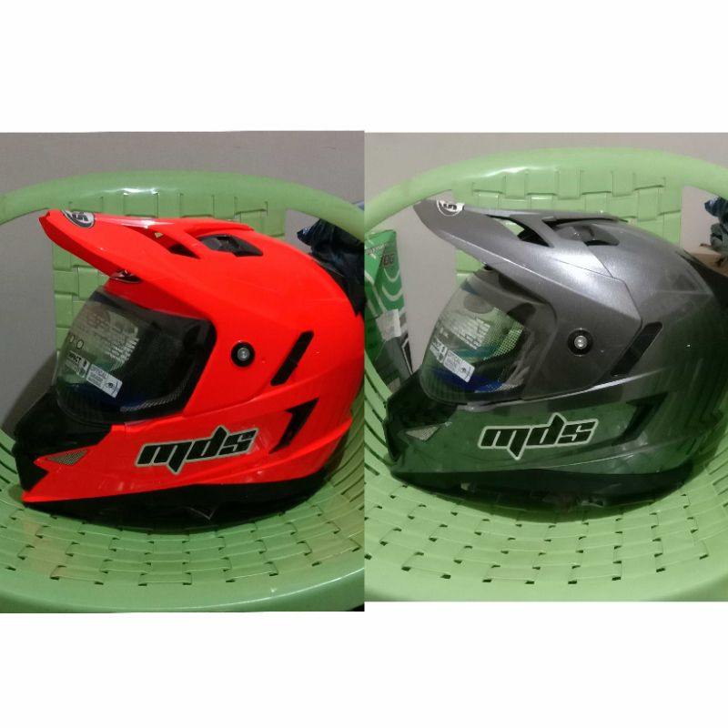 helem MDS semi cross. helm murah berkualitas
