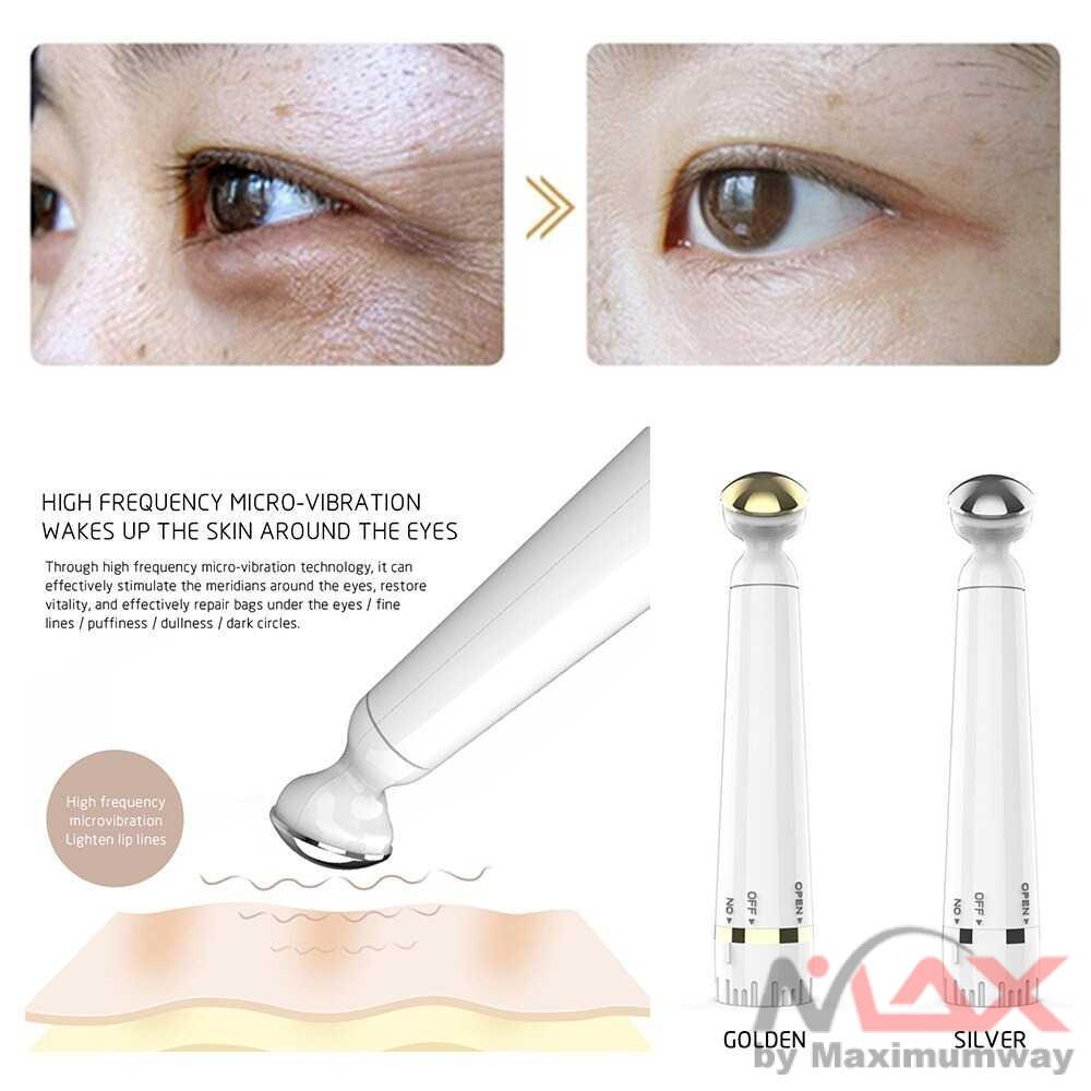 Lemecima LE01 Alat Penghilang kantung mata Electric ion setrika wajah dark circle keriput mata anti aging anti penuaan dini peremajaan kulit muka mata Mata Electric Pen Eye Massager Anti Aging Anti-Ageing Wrinkle Dark Circle Removal Rejuvenation Facial