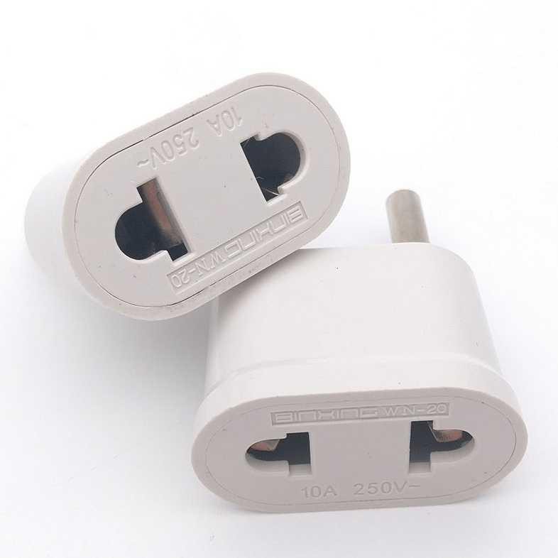 KR Adapter dan Konverter Travel US to EU 1 PCS