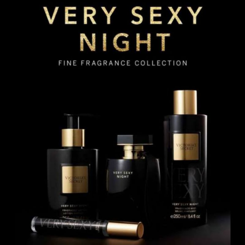 VICTORIA'S SECRET VS VERY SEXY NIGHT FLORAL WARM BLACK PLUM VELVET WOODS LUSCIOUS APPLE SERIES FULLSIZE TRAVELSIZE ROLLERBALL BODY LOTION MIST EAU DE PARFUM EDP