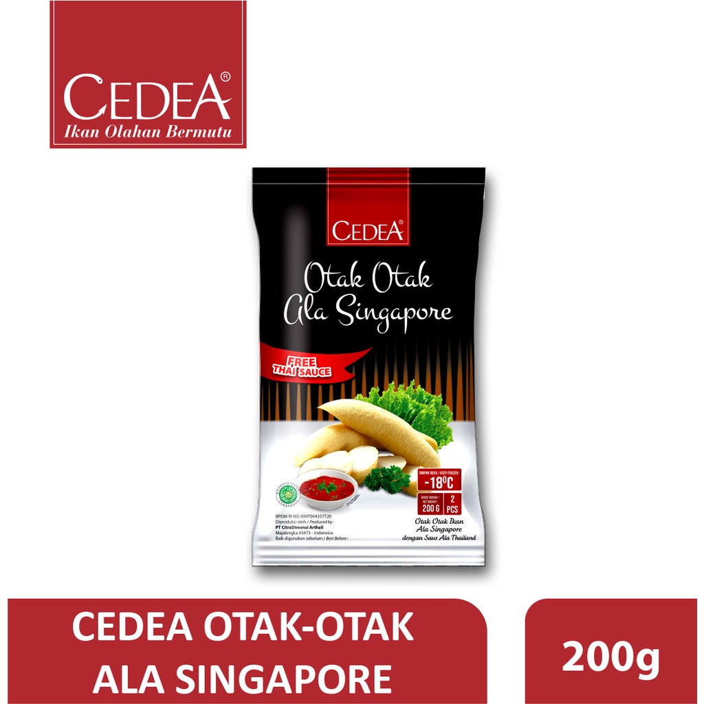 

CEDEA Otak - Otak ala Singapore Free Thai Sauce [200gr]