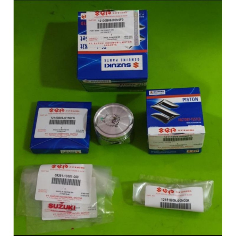 PISTON KIT PISTON SET STANDART SUZUKI NEX NEX FI ADDRESS LETS OVERSIZE 0 STANDART ORI  SGP