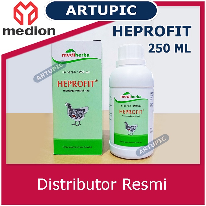 Heprofit 250 ml Herbal Melindungi sel Hati Unggas Ayam Broiler dan Layer Medion