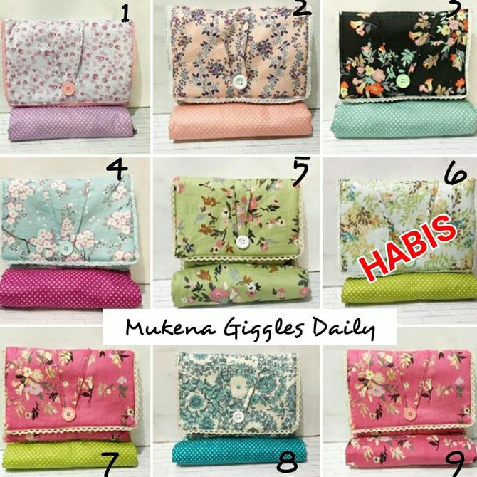 BIG SALE Mukena KATUN design by JEPANG merk GIGGLES Daily Cantik Bagus Good Quality