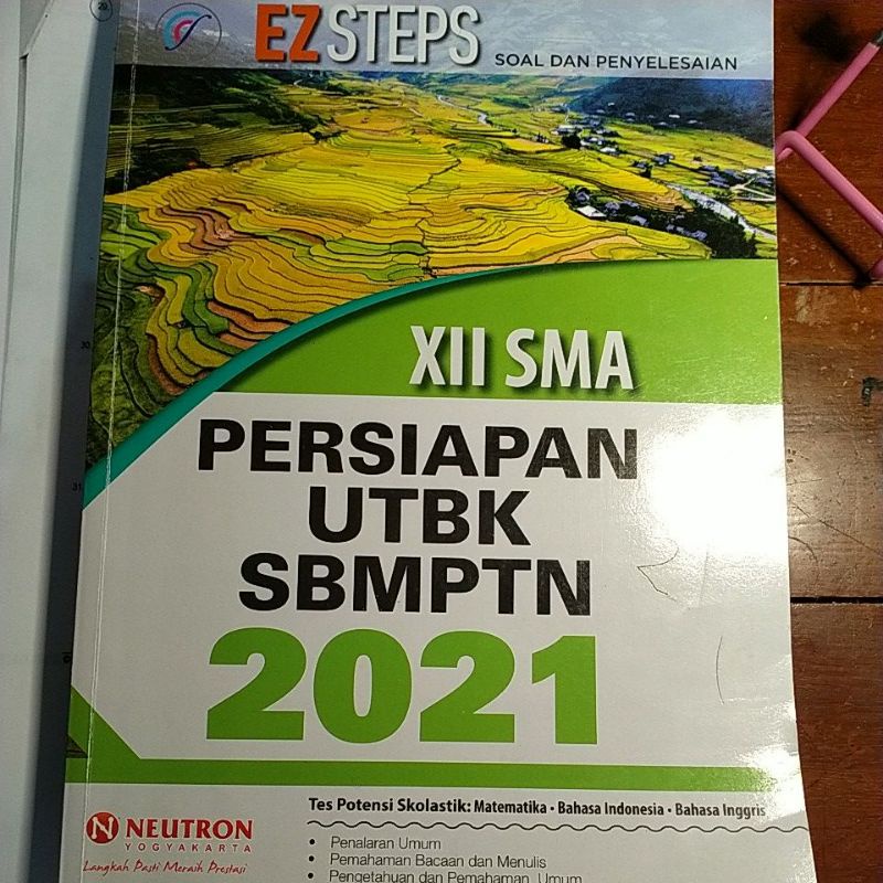 preloved buku persiapan utbk neutron 2021