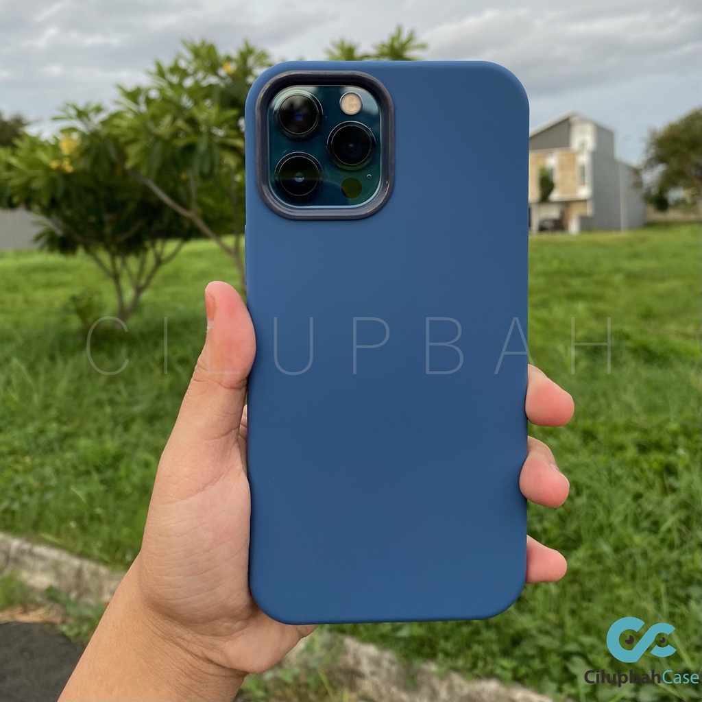 Premium Full Cover Softcase (3) for iPhone 6 7 8 6+ 7+ 8+ SE X XS XR 11 12 13 Mini Pro Max-Deep Navy