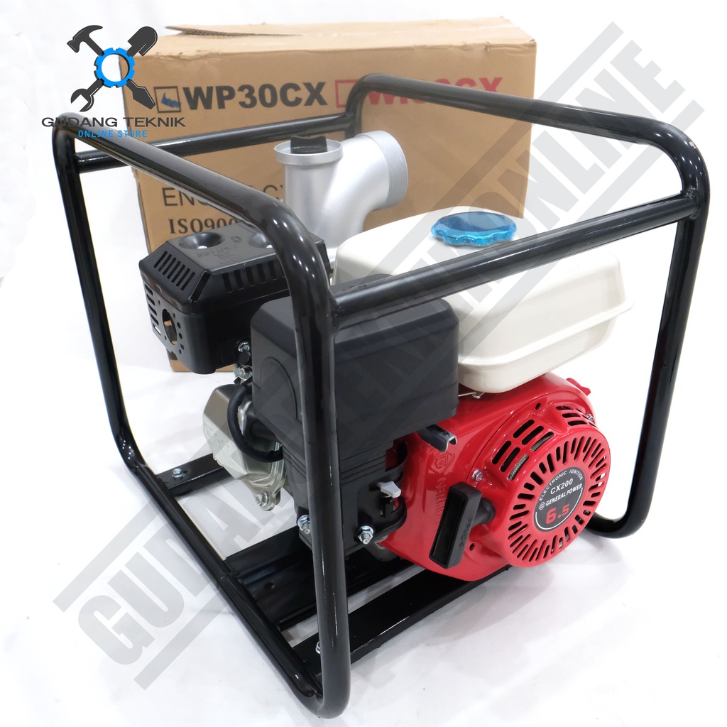 Water Pump 3&quot; 6.5Hp GENERAL WP30CX / Mesin Waterpump Alkon Pompa Air Irigasi Sawah 3 Inch WP 30 CX