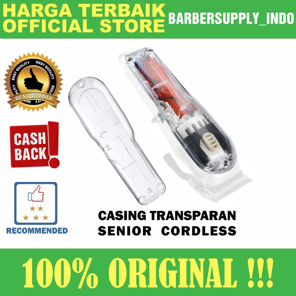 WAHL SENIOR CORDLESS COVER MESIN TRANSPARAN