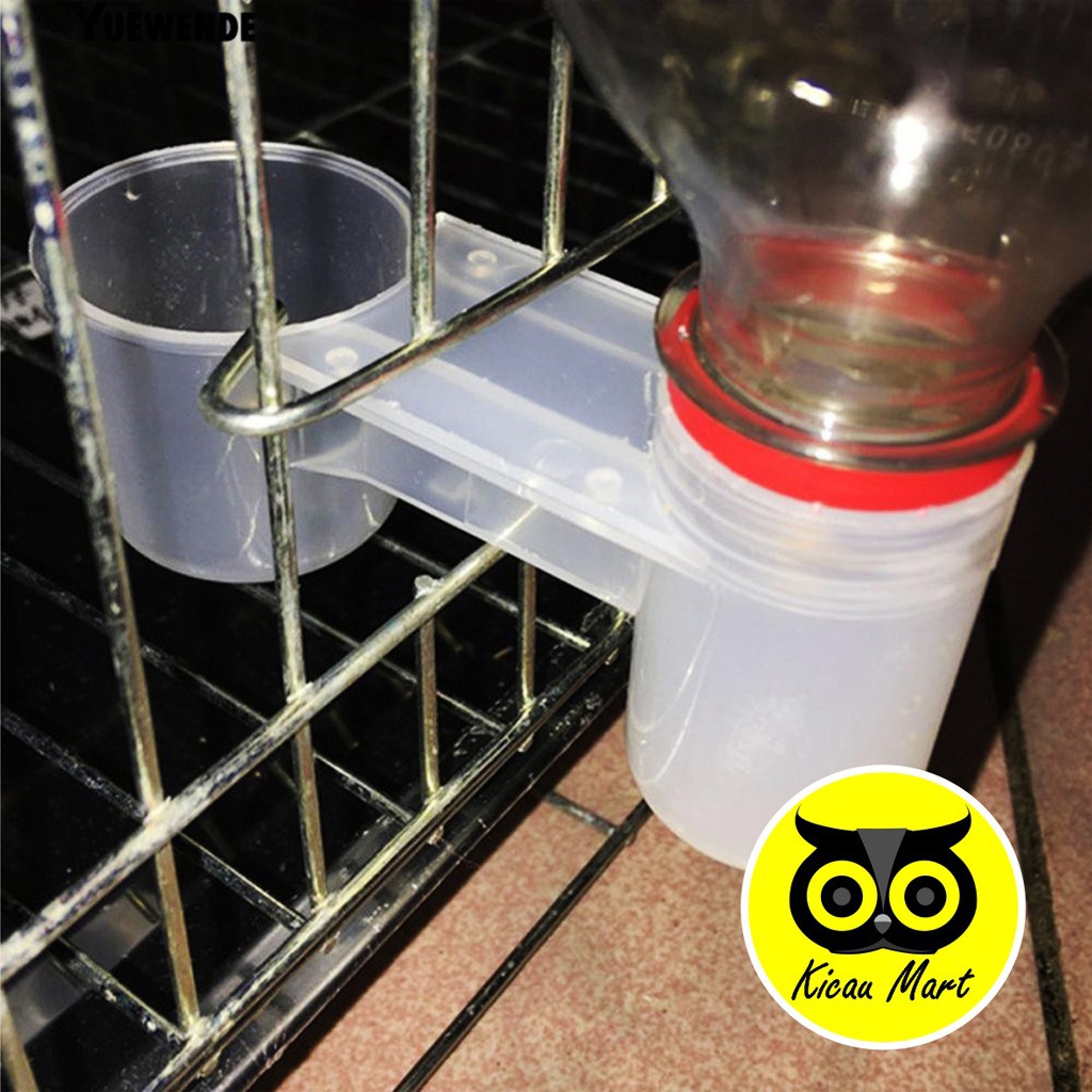 TEMPAT MINUM MERPATI PRAKTIS WADAH PAKAN MINUM BURUNG LOVEBIRD KUCING HAMSTER SUGAR GLIDER SDKMR