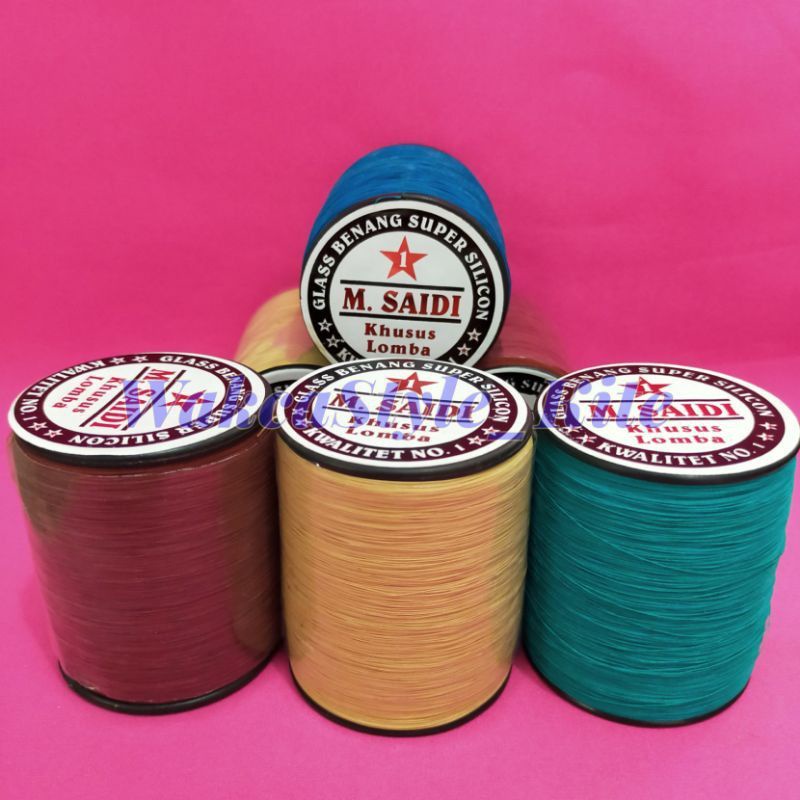 Gelasan Katun Super M.Saidi | Gelasan Benang Layangan Aduan Original