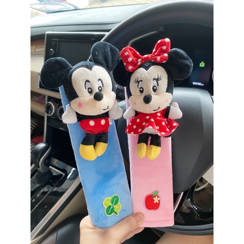 sarung seatbelt mickey minnie        Safety Belt Mobil High Quality