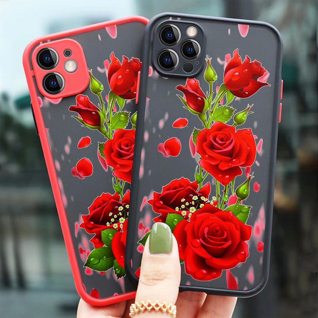 REALME 3 REALME 3 PRO Case Choice Motif ROSE Soft Case Aero Kesing Case Hp Terbaru