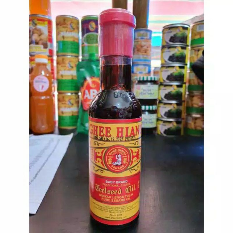 

155ml Minyak Wijen Ghee Hiang Sesame oil Malaysia HALAL.