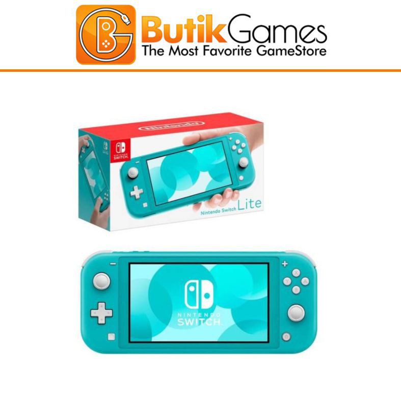 Nintendo Switch Lite Console Mesin Blue Biru Turquoise