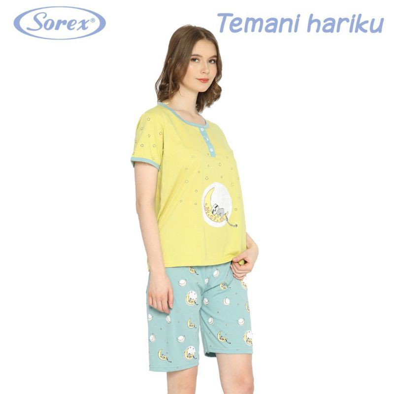 Sorex Baju Tidur / Setelan Santai Motif Cute Girl Katun Adem AA 115