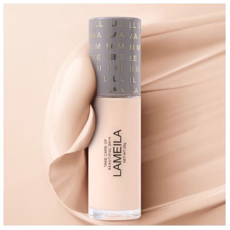 Lameila Light Concealer Foundation Cair LAMEILA NEW Foundation HK 3055