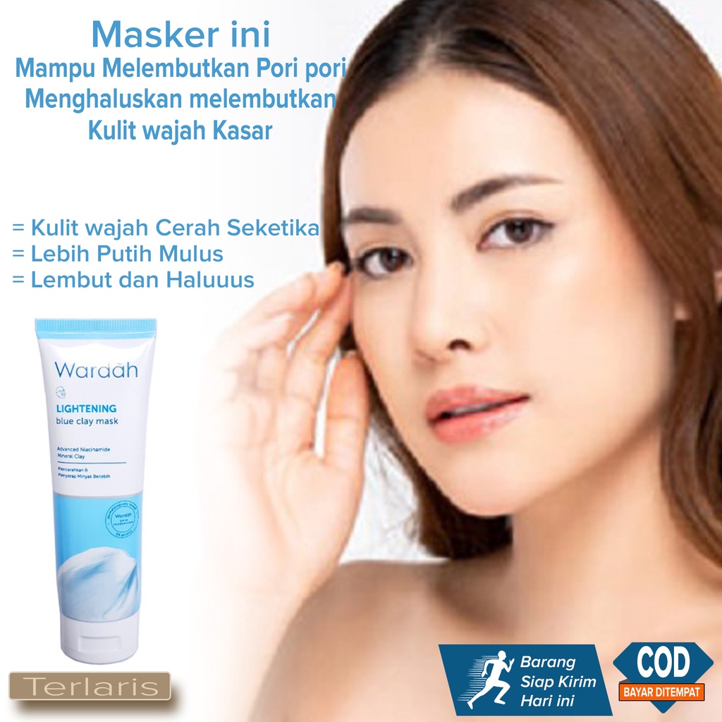 BEST SELLER Masker Pencerah Pembersih Komedo Wajah Pelembut Penghalus Cegah Kulit Gelap Kusan Penyer