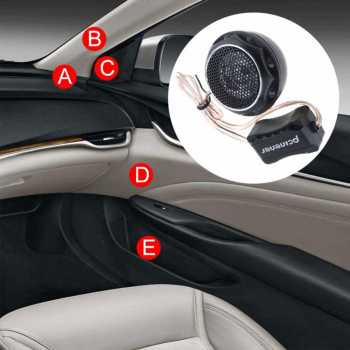 [2 PCS] Speaker Mini Dome Tweeter Mobil HiFi 140W / Speaker Sudut Mobil / Speaker Pintu Mobil / Audio Speaker Mobil Super Dome Tweeter Suara Keras Kuat Jernih Bersih Murah Berkualitas / Speaker Mobil Mini Speaker Dome Tweeter Loudspeaker Mobil Hifi 140W