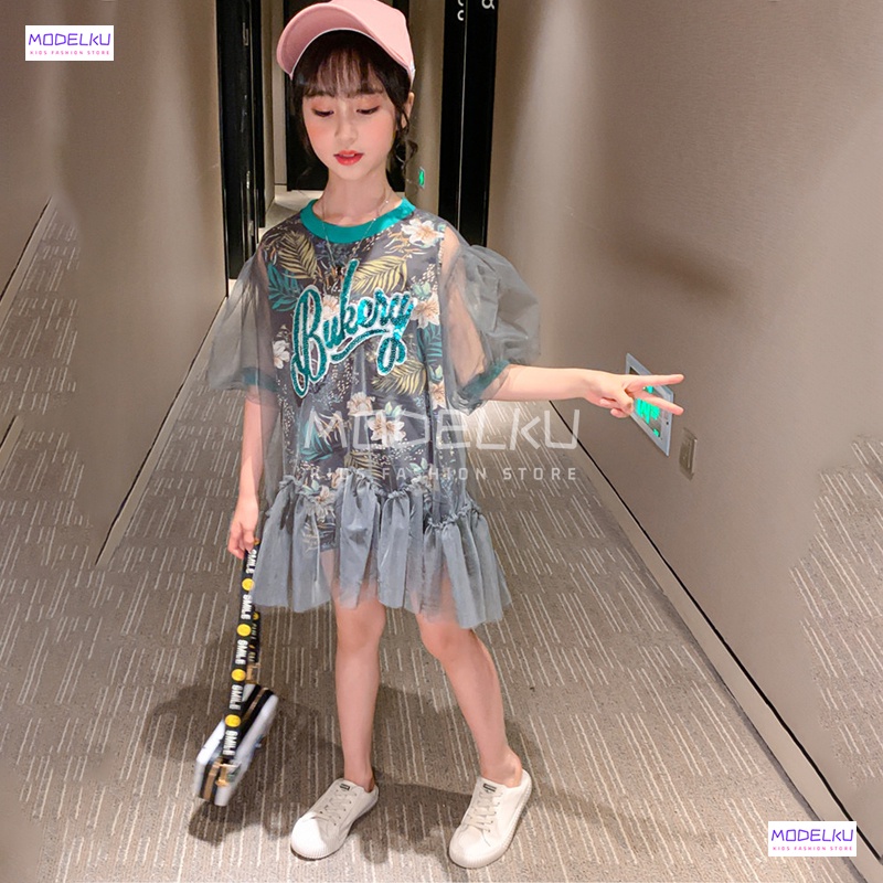 Dress Anak Perempuan Import Korea 2 3 4 5 6 7 8 Tahun Premium Lucu Murah Meriah Fashion Pakaian Baju