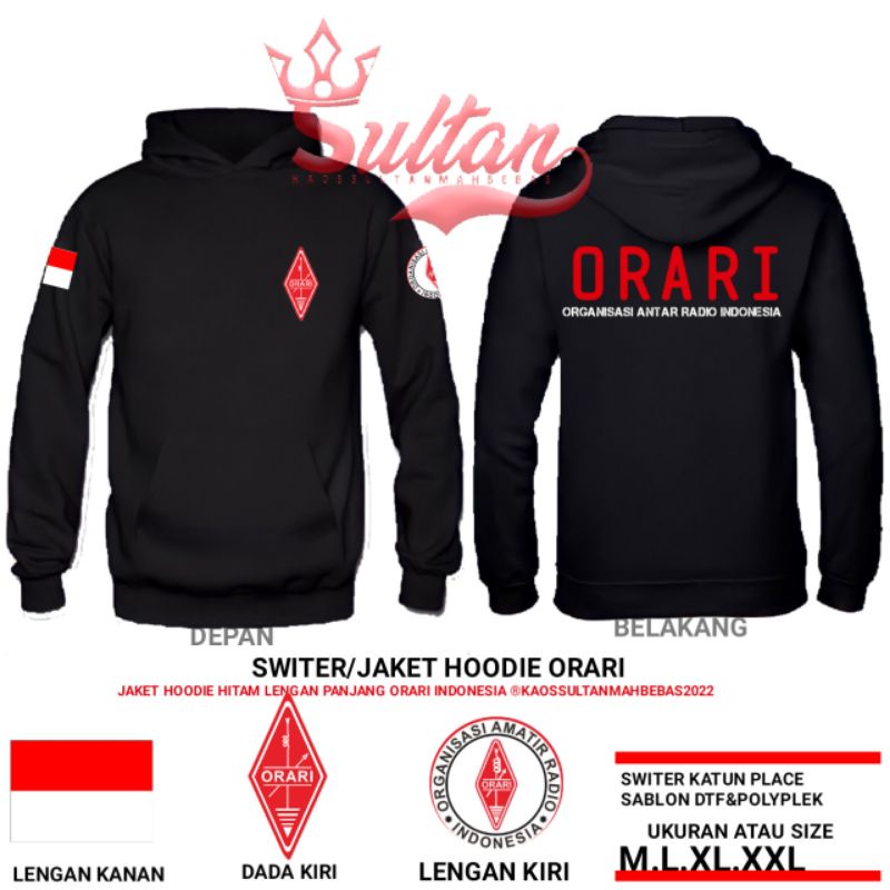 HOODIE ORARI//JAKET HOODIE ORARI