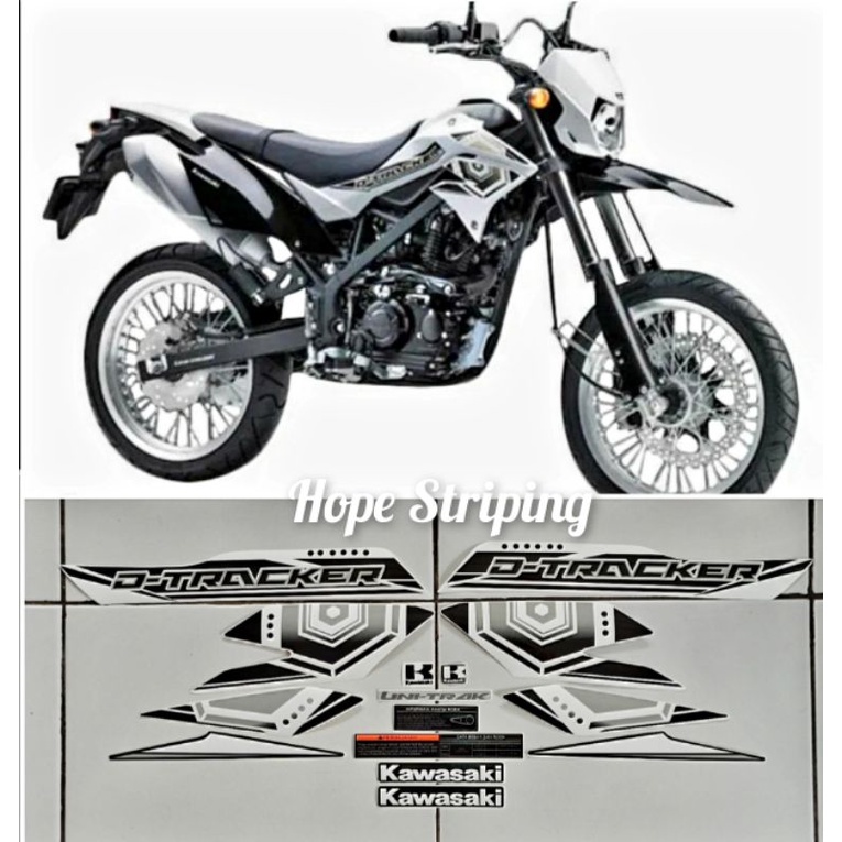 Striping Kawasaki Dtracker Bf 2018 Putih