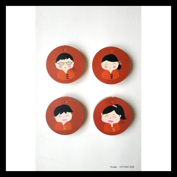 

(HT-CNY06) TAG UCAPAN SINCIA IMLEK IAMCILI BULAT DIAMETER 4.5 CM (MIX) TERMURAH