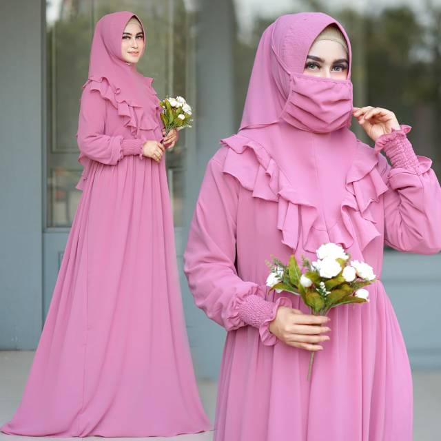 SHEMIRA SET / Syari ceruty set / gamis set ceruty