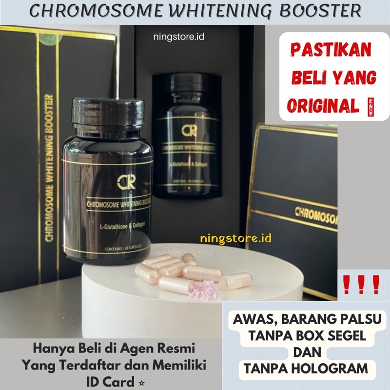 CROMOSOME WHITENING BOOSTER /  KAPSUL PEMUTIH AMPUH BEST SELLER