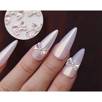 Molding BOW 3pcs mold pita bow nailart / cetakan pita nail art 3d 4d gel