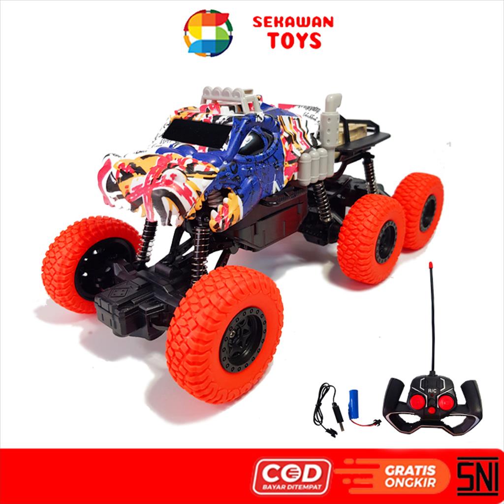 Mainan Mobil Remot Control Beast Car Skala 1:16 123C