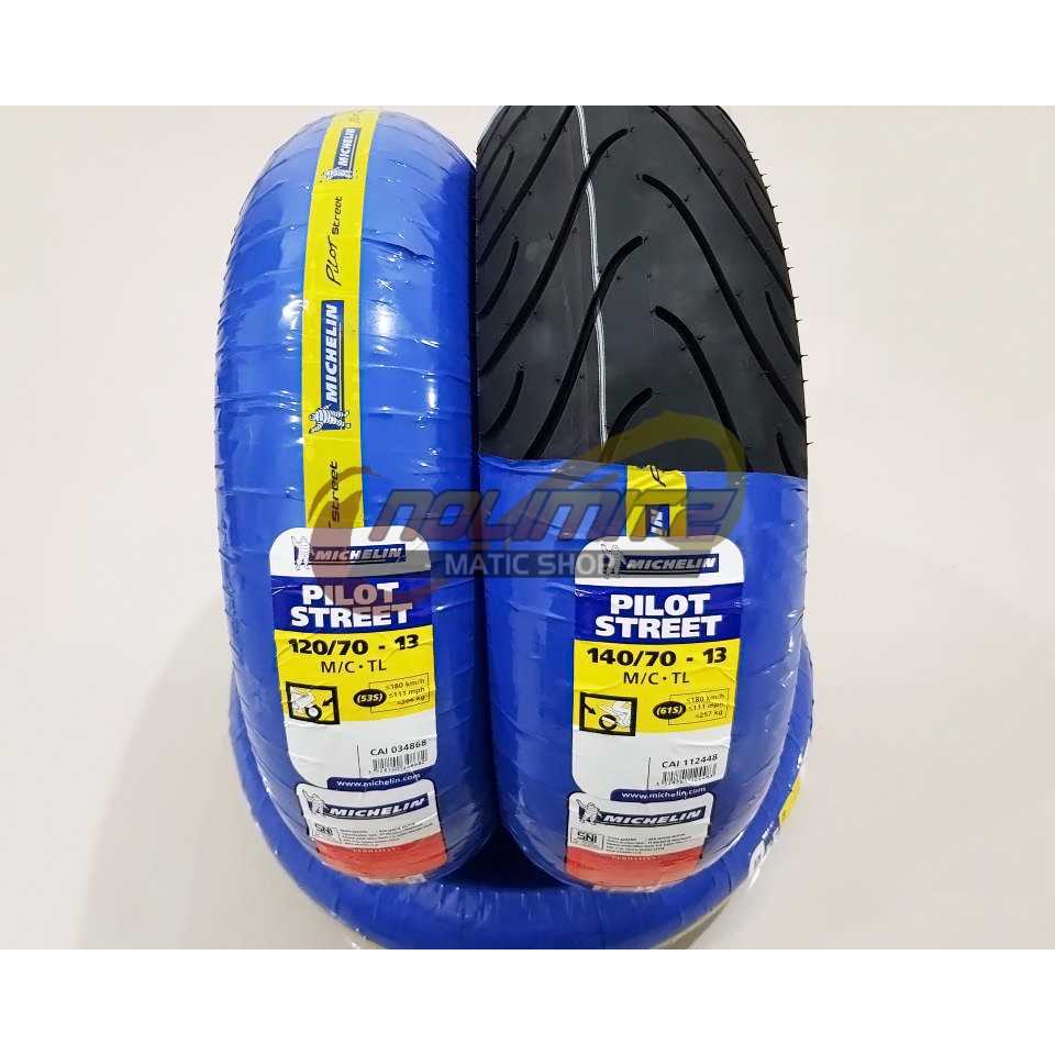 Ban Motor Michelin Pilot Street 120/70 - 13 & 140/70 - 13