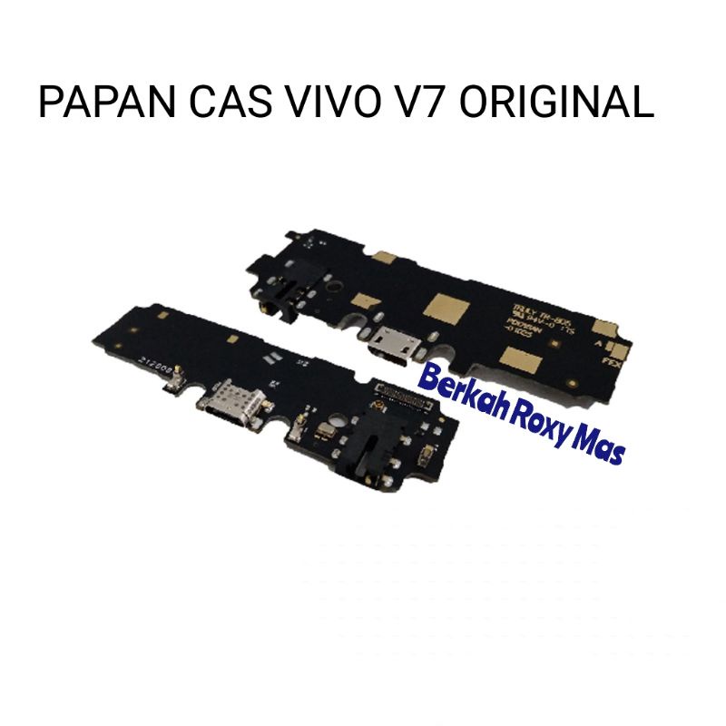 Flexible Board Papan Cas Konektor Conektor Charger Vivo V7 Plug in mic Original