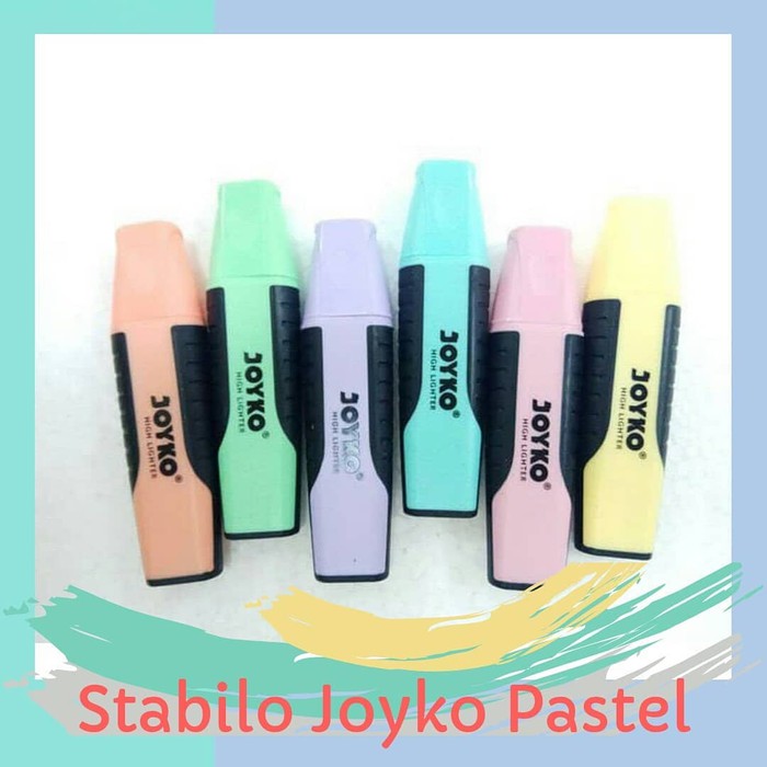 

NEW SALE HIGHLIGHTER / STABILO JOYKO WARNA PASTEL HL 6-11