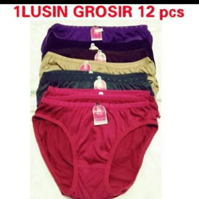 1 Lusin Celana Dalam Wanita Golden Nick Jumbo Size L XL XXL/3L / Cd Cewek Jumbo Lusinan