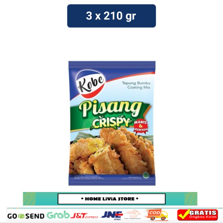 

Kobe Tepung Pisang Goreng 210 gr x3