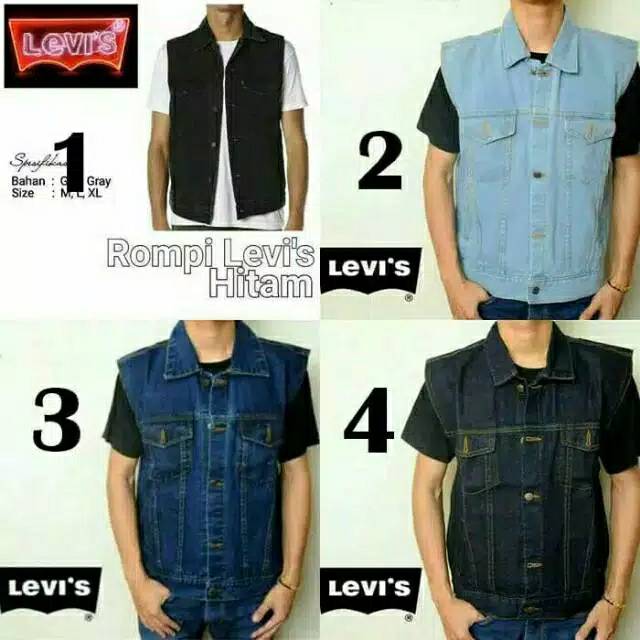 {FREE ONGKIR}Rompi Jeans Pria Rompi Motor Pria
