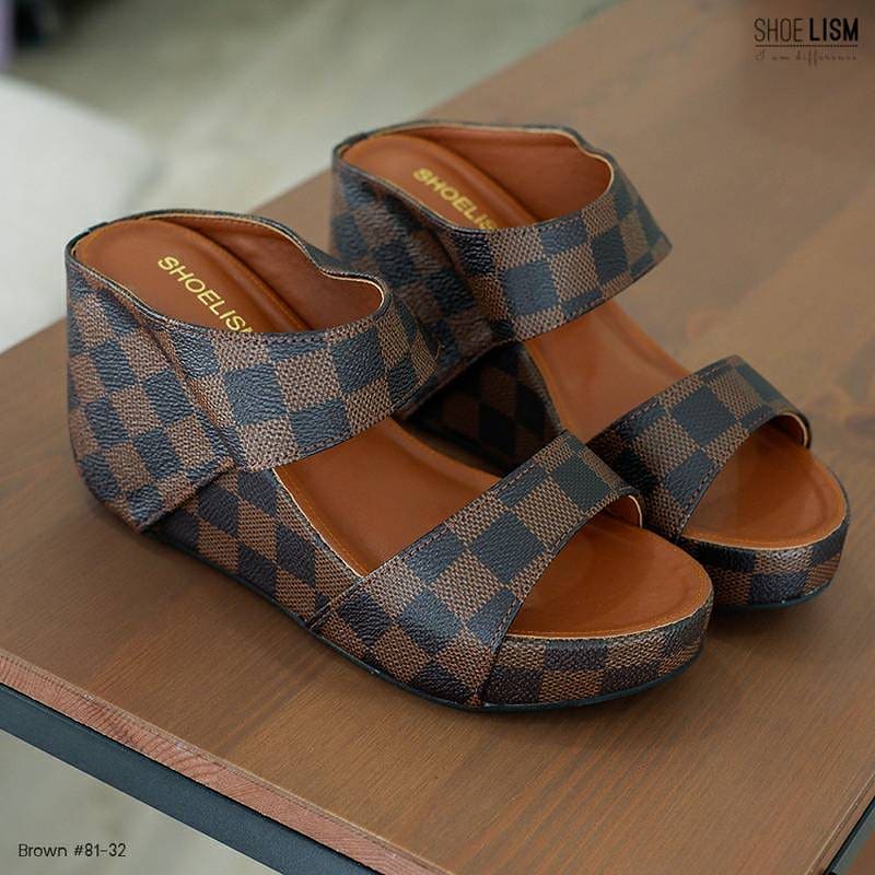 Sandal wedges wanita gaya korea
