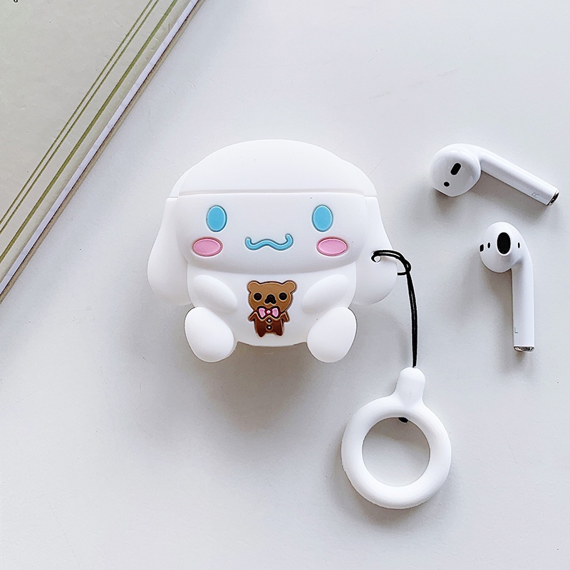 Case Adroid I12 Tws Silicon Macaron Sofe Lucu Case Airpods Case Inpods  Softcase for Andriod Earphone Wireless Headset