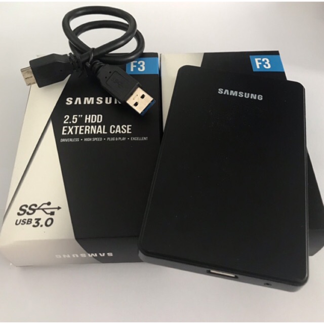 Casing hdd eksternal Laptop 2.5 inch usb 3.0 Samsung F3 / external case hardisk sata