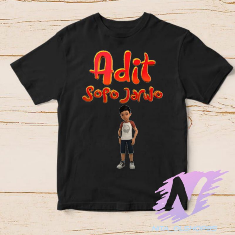 baju kaos anak adit cinema televesi baju kaos Adit sopo jarwo