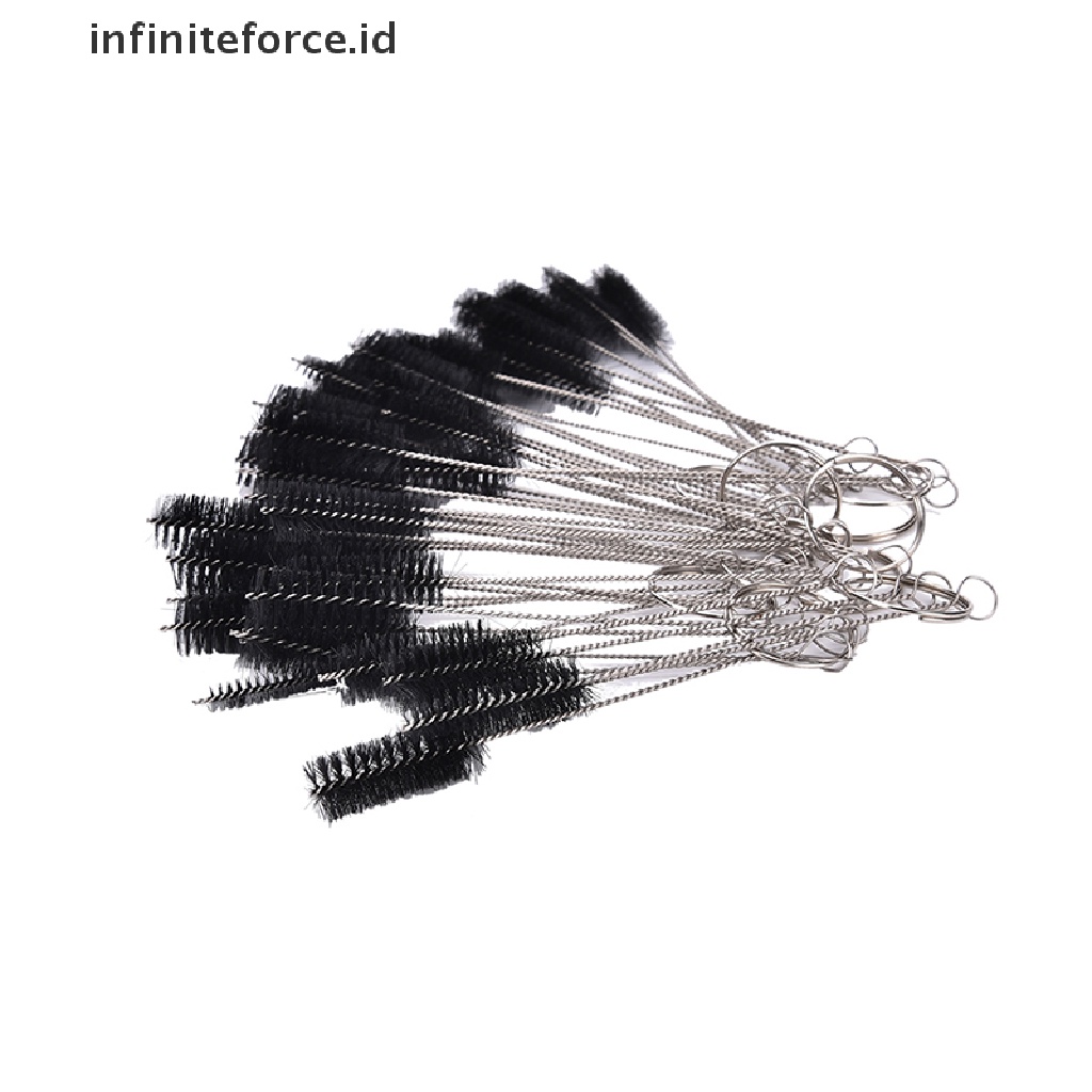 Infiniteforce.id 5Pcs / Set Jarum + Sikat Pembersih Untuk Spray Gun Airbrush / Tattoo / Tindik Tubuh