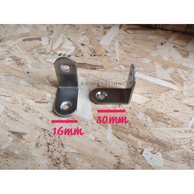 plat siku stainless 30x30 / siku L tebal stainless / siku kokoh 30mm