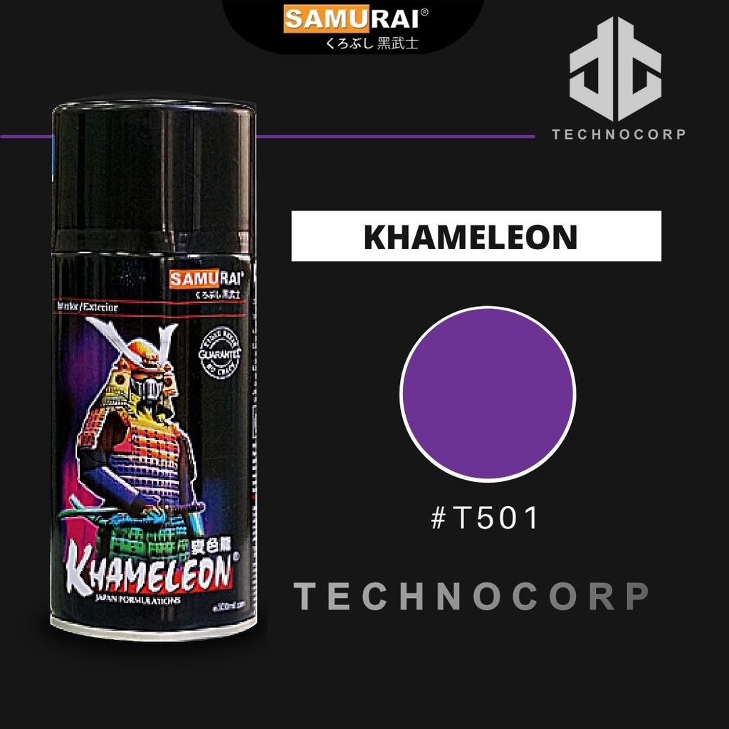 

Cat Semprot SAMURAI PAINT T501 BUNGLON / KHAMELEON UNGU VIOLET