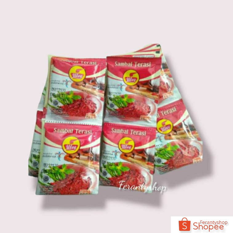 Hot item Fina sambel ulek terasi 10 sachet