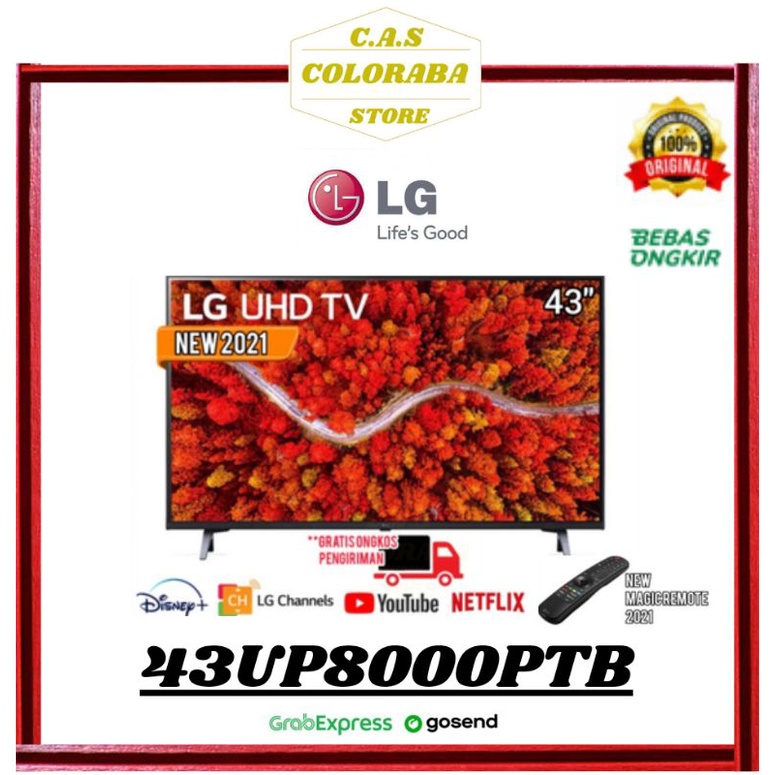TV LG 43UP8000PTB SMART TV 43 INCH LED 4K UHD 43UP8000 43UP80 New