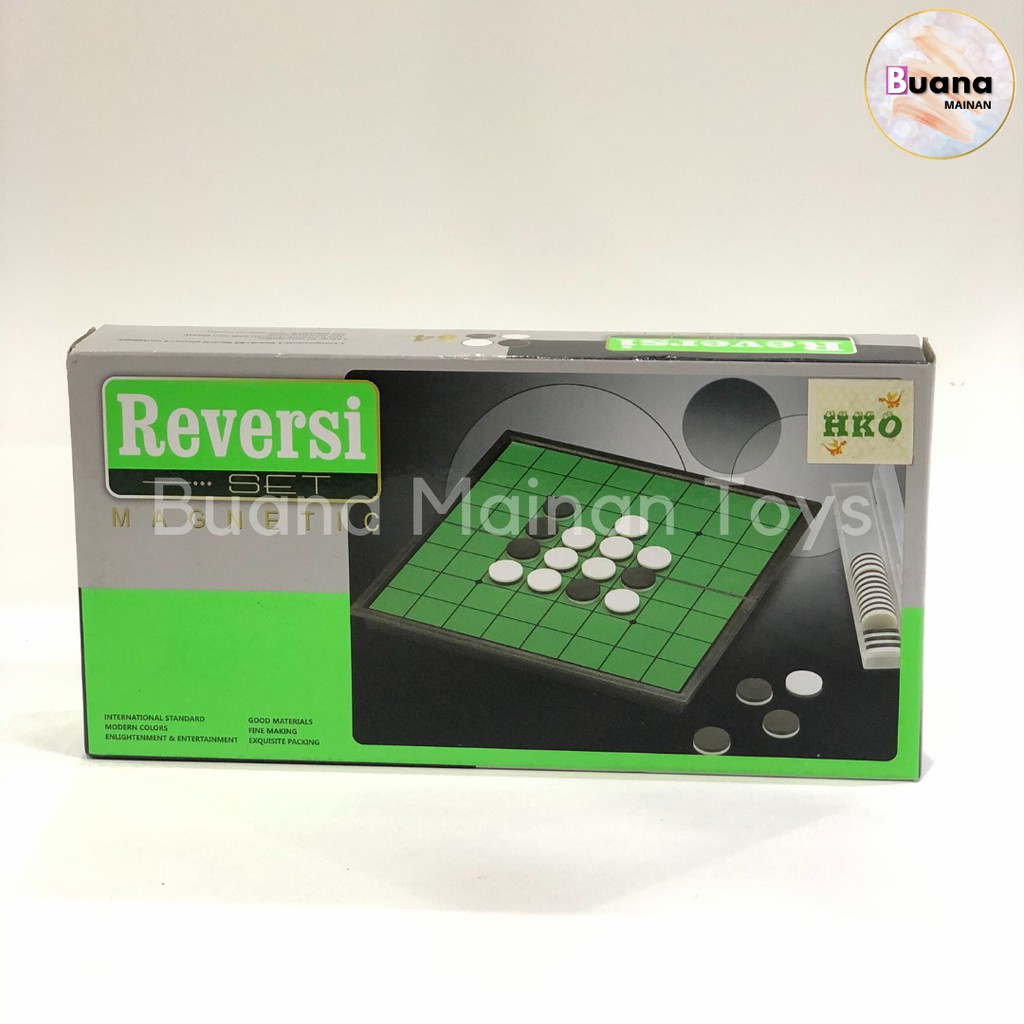 PAPAN MAGNET REVERSI CATUR JEPANG OTHELLO MAINAN EDUKASI WAKTU BERKUMPUL ANAK BOARD GAMES MAGNETIC