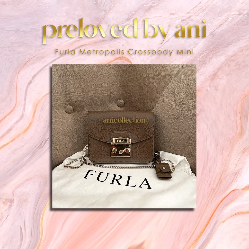 Preloved Furla Metropolis Crossbody Mini ( Authentic )